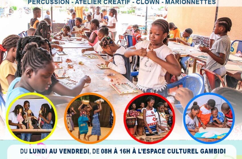  Culture au Burkina Faso: clap d’ouverture de la 14ème édition du camp vacance “Mes vacances culturelles”